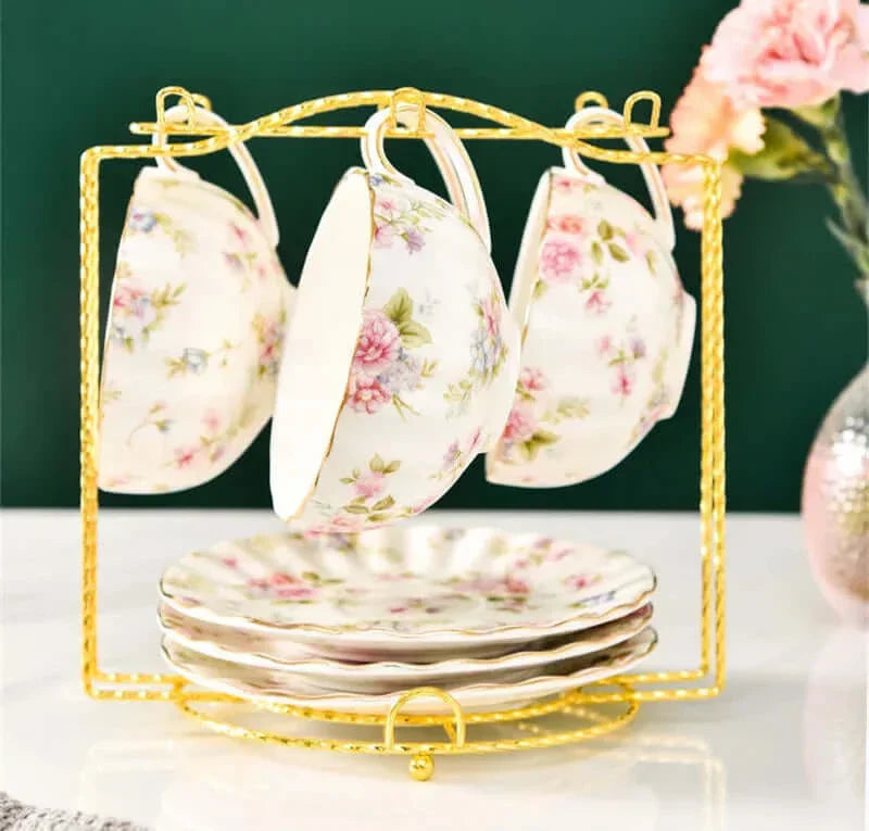 Norvo | Elegant Bone China Porcelain Coffee Cup - Luksuriøs og Unik Design