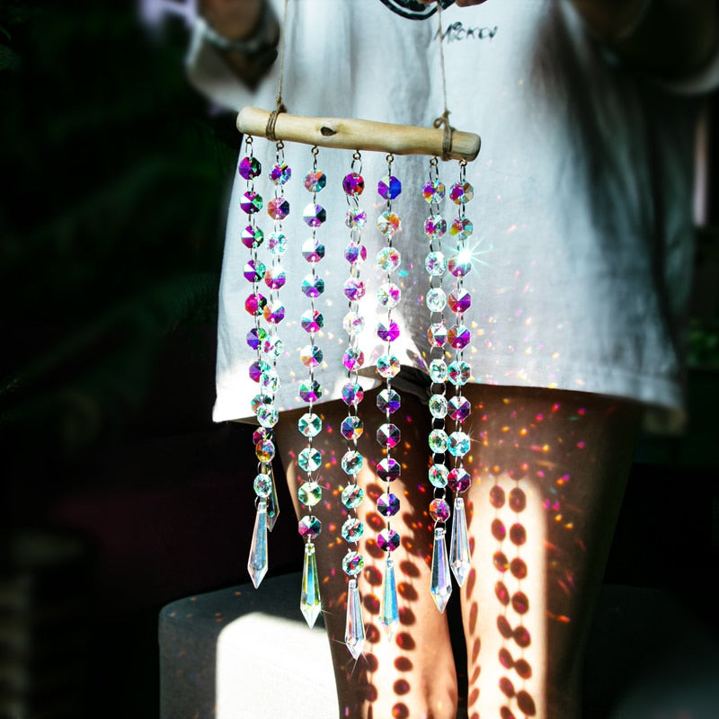 Norvo | Glass Krystall Vindklokker Vindusdekorasjon