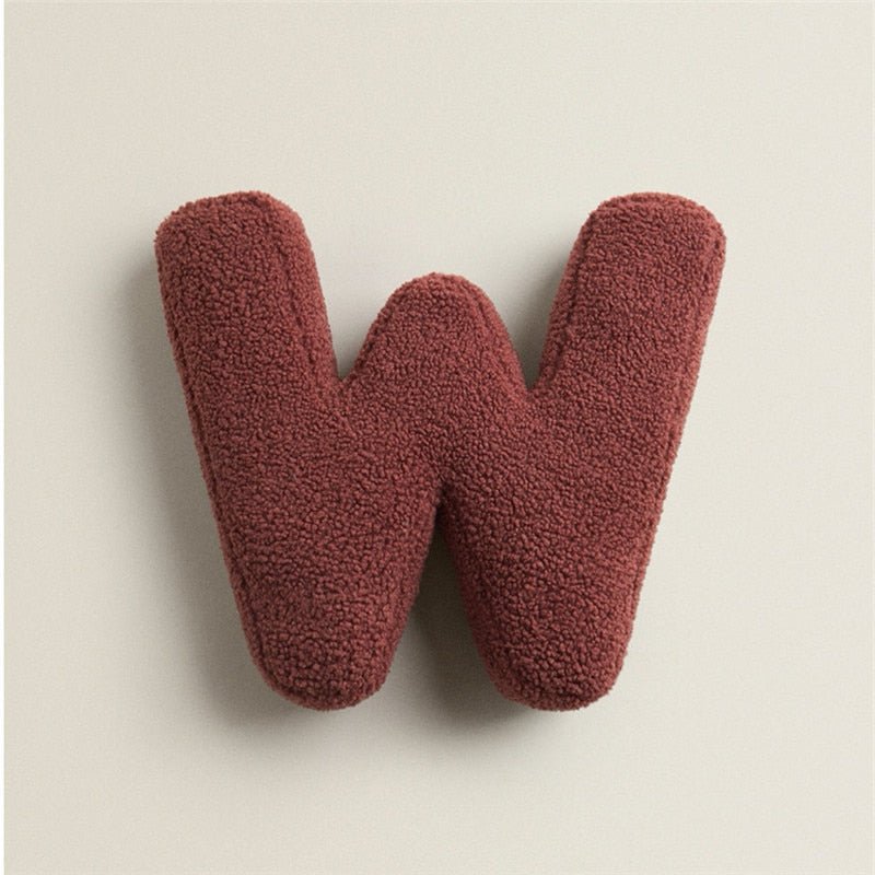 Norvo | PlushLetter Pute - Myk Bokstavpute for Soverom og Barnerom