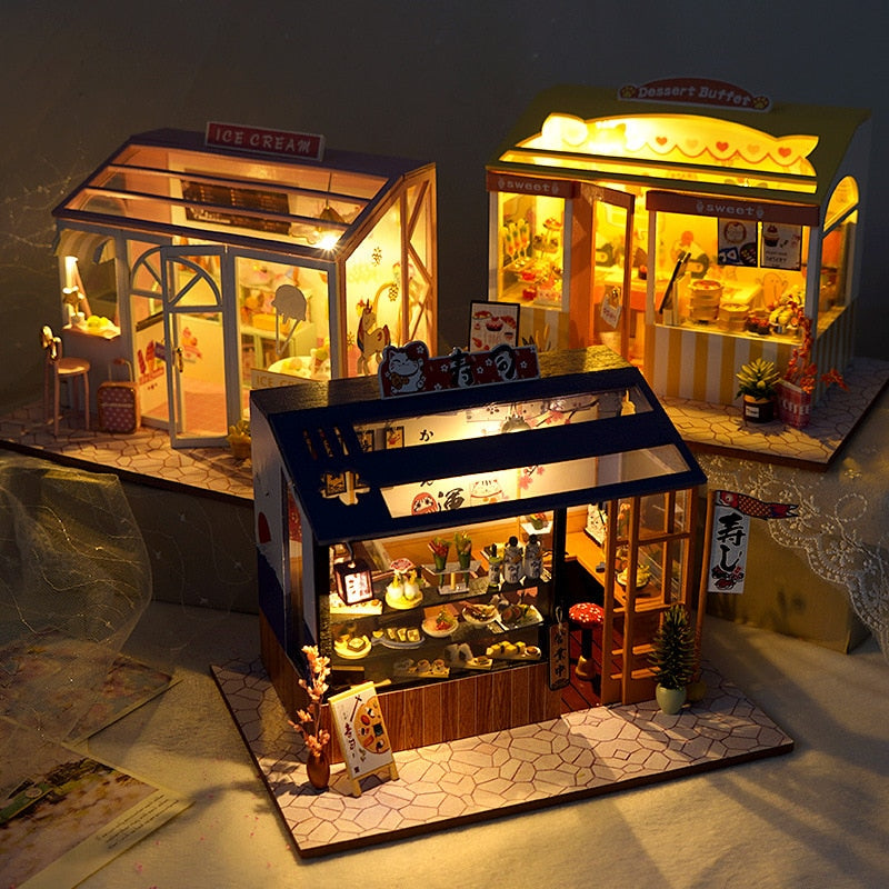 Norvo | Miniatyr DIY japanske bygningsleketøysett