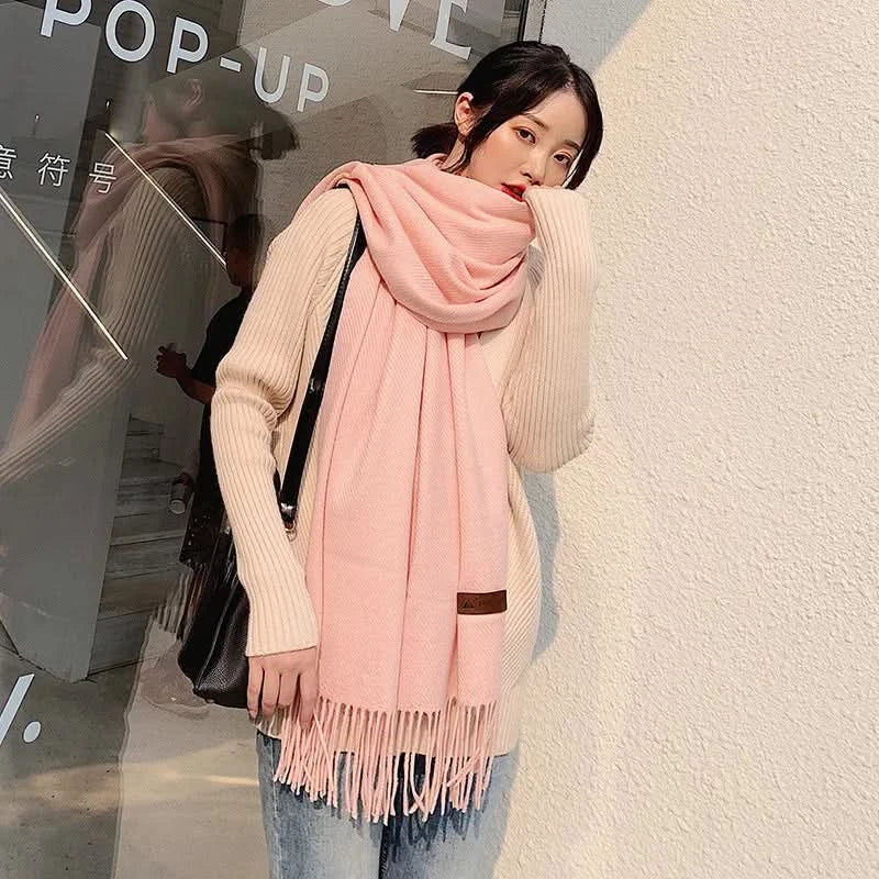 Norvo | Kvinne bomulls vinter skjerf – Myk, varm, elegant stil