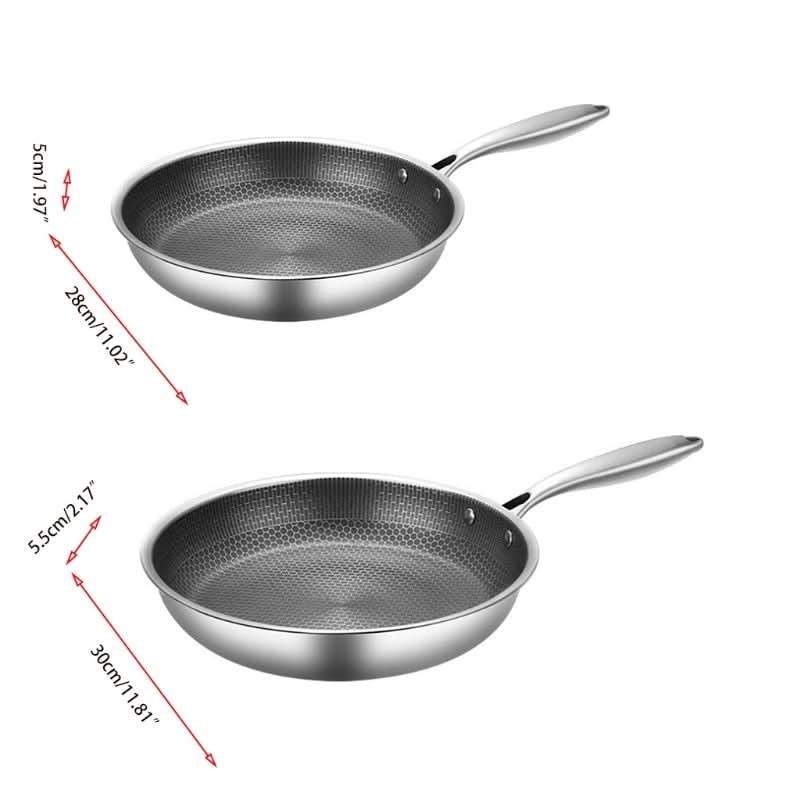 Norvo | PanPro 30cm Rustfritt Stål Non-Stick Stekepanne
