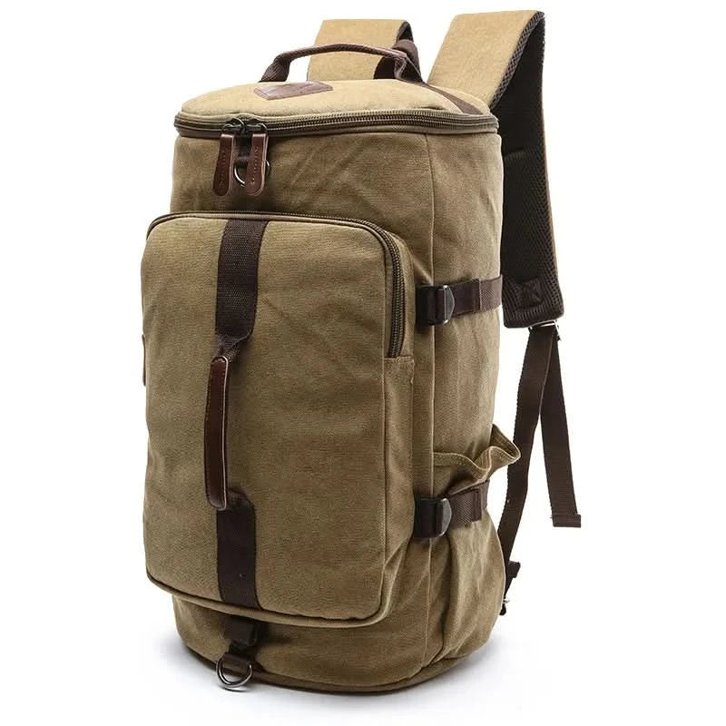 Norvo | Herre Canvas Duffel Bag for Reiser og Daglig Bruk