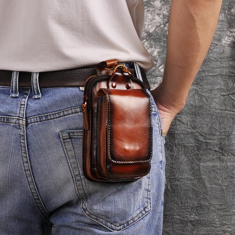 Norvo | Elegant lærbelte-pouch for menn