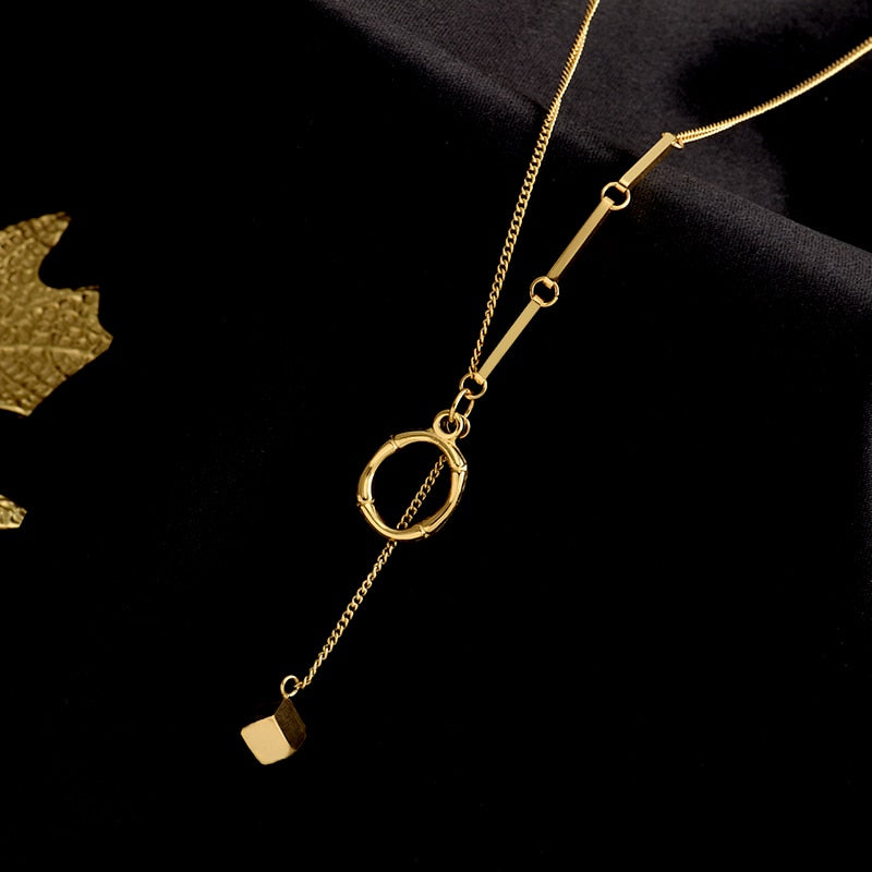 Norvo | Sjarmerende Initialer Bokstav Halskjede