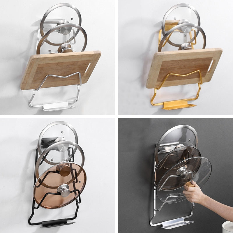 Norvo | Vegghengt ekstrem grytelokkholderstativ