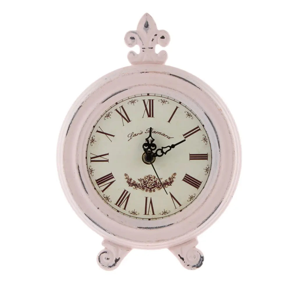 Norvo | Vintage Tre Stil Bordklokke med Alarm