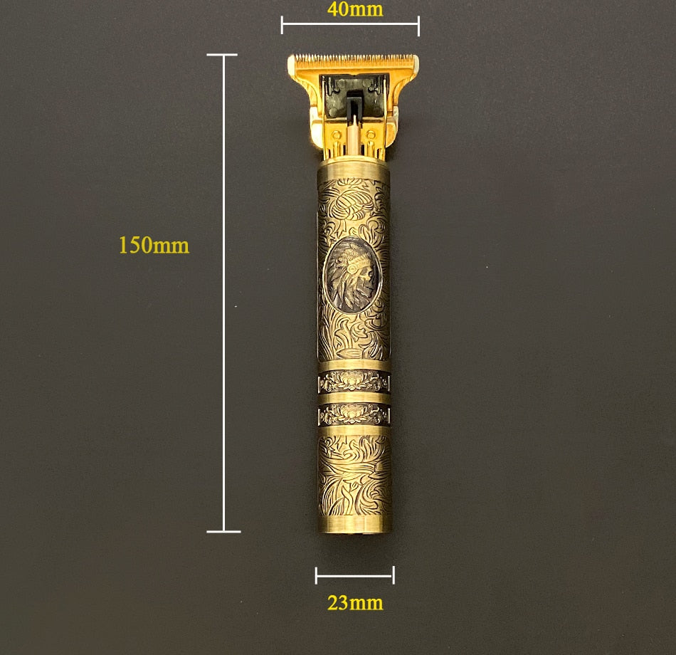 Vintage Oppladbar Skjeggtrimmer med Vedlegg Norvo