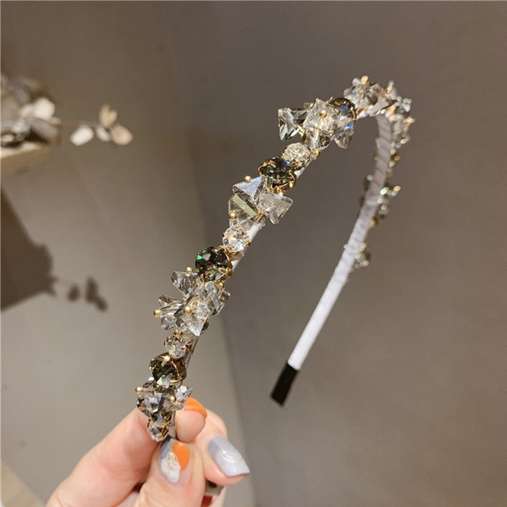 Norvo | Sofistikert Glitrende Rhinestone Krystall Hodebånd