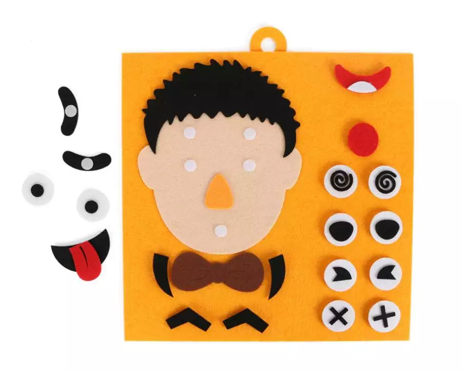 Norvo | Emosjonell uttrykk puslespill | Pedagogisk DIY leke - Lær å forstå følelser