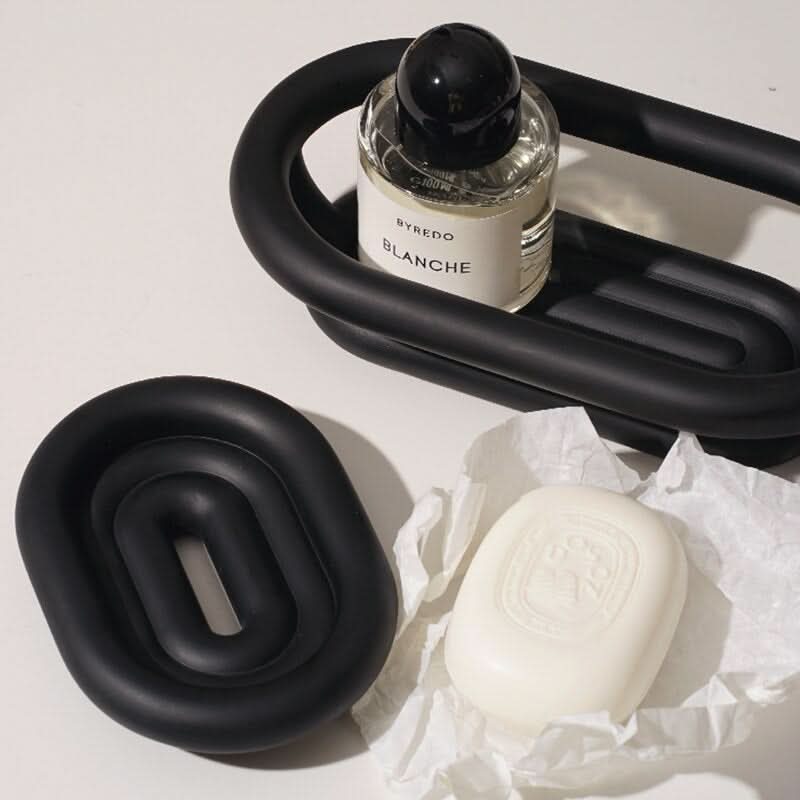 Norvo | LUXDISH – Abstrakt såpeskål og baderomshylle