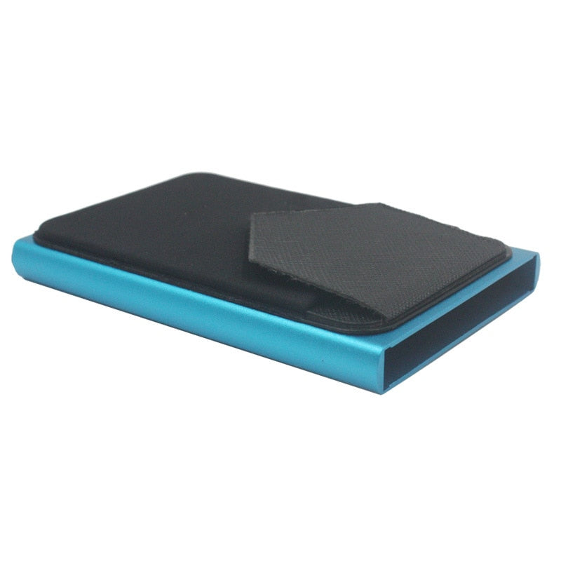 Norvo | Pop-Out Aluminium RFID Blokkerende Lommebok med Hurtigtilgang Skyver
