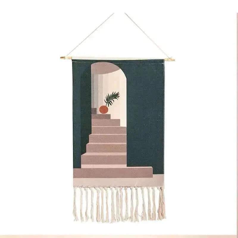 Norvo | Makrame Henge Bomulls Teppe