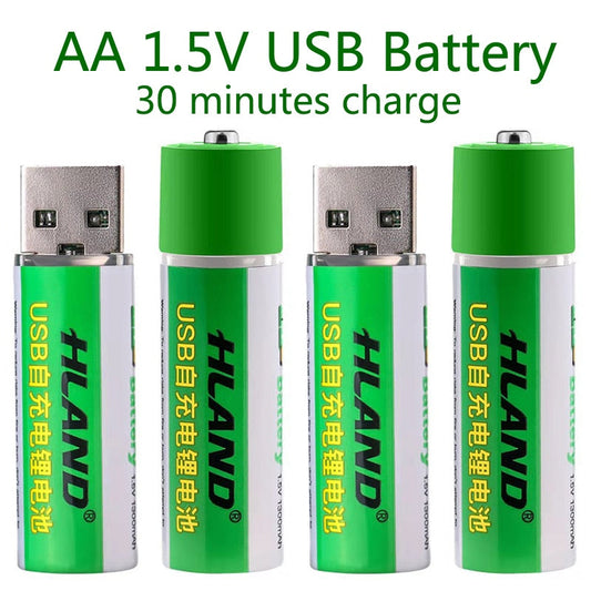 Norvo | 2 deler USB oppladbart batteri