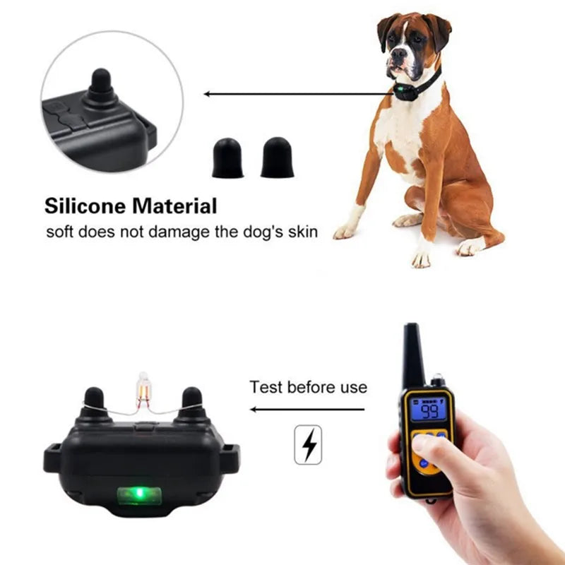 Norvo | Elektrisk hundetrening E-halsbånd – Trygt, effektivt fjernkontroll