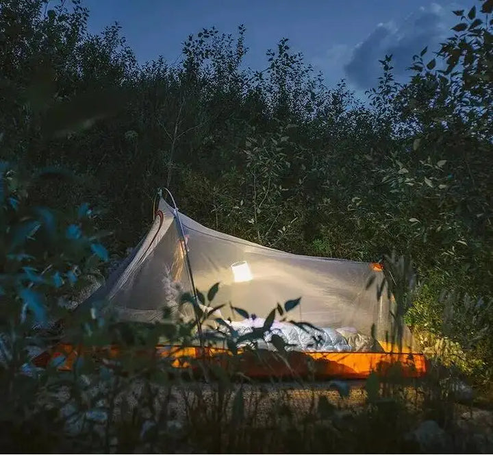 Norvo | Soldrevet sammenleggbar hage lampe – Bærbar LED utendørs belysning for hage og uteområde