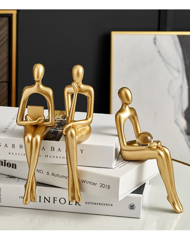 Norvo | Moderne Figurer Abstrakt Hjem Deko Skulptur
