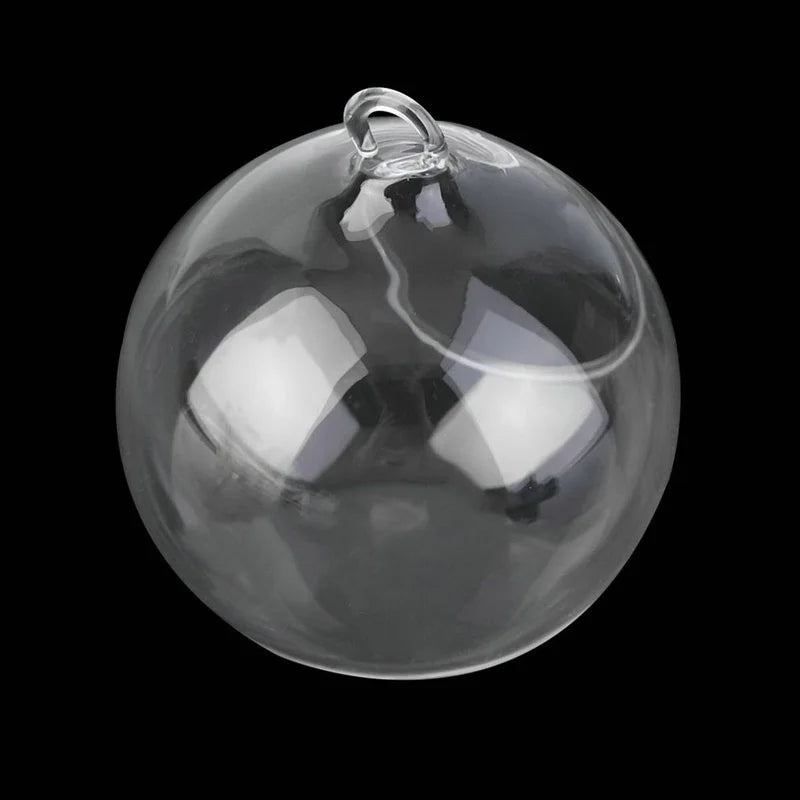 Norvo Glass Ball Vase Flower Plant Potted Creative Glass Container Home Office Decoration Home Table Decor Room Glass Vases