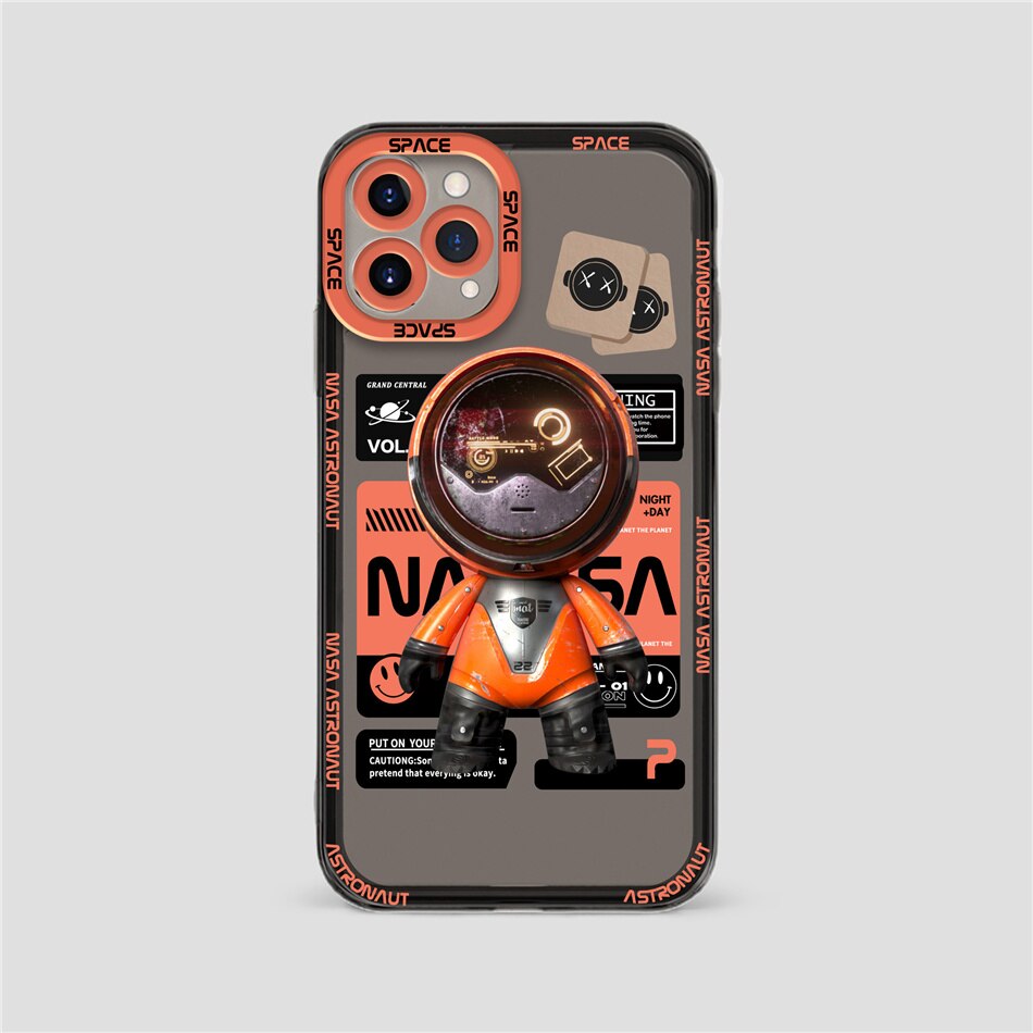 Norvo | Space Time Astronaut Kunstnerisk Telefondeksel