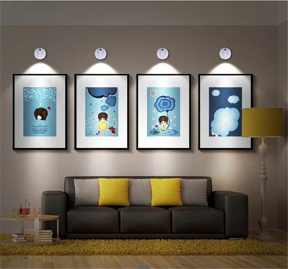 Norvo | Smart LED Fjernkontroll Oppladbart Spotlys