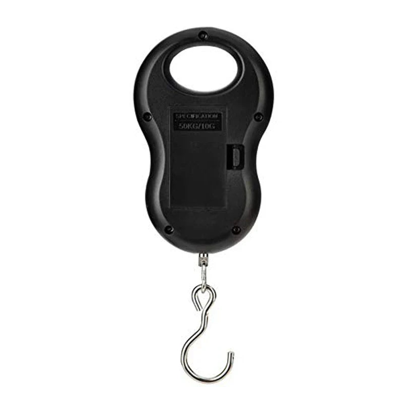 Norvo | Wiegonix Digital Hengeskala 50kg | Presis & Kompakt | LCD Skjerm med Bakgrunnsbelysning | Reise- & Fiskeskala