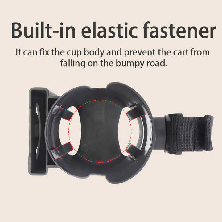 Norvo | Praktisk barnevogn flaskeholder – holder for flaske og telefon