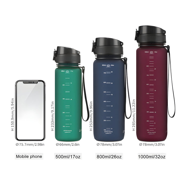 Norvo | HydraShake | Sport Shaker Flaske - BPA-fri og lekkasjesikker