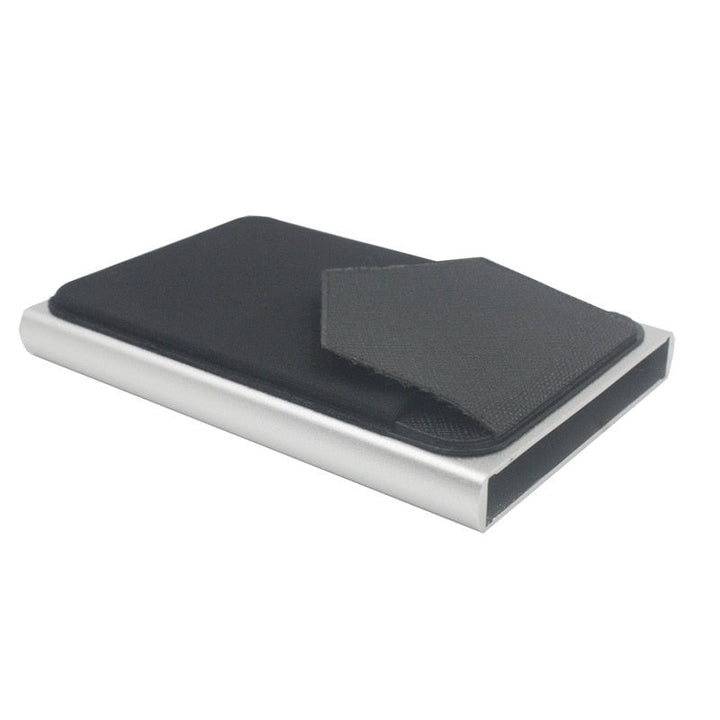 Norvo | Pop-Out Aluminium RFID Blokkerende Lommebok med Hurtigtilgang Skyver