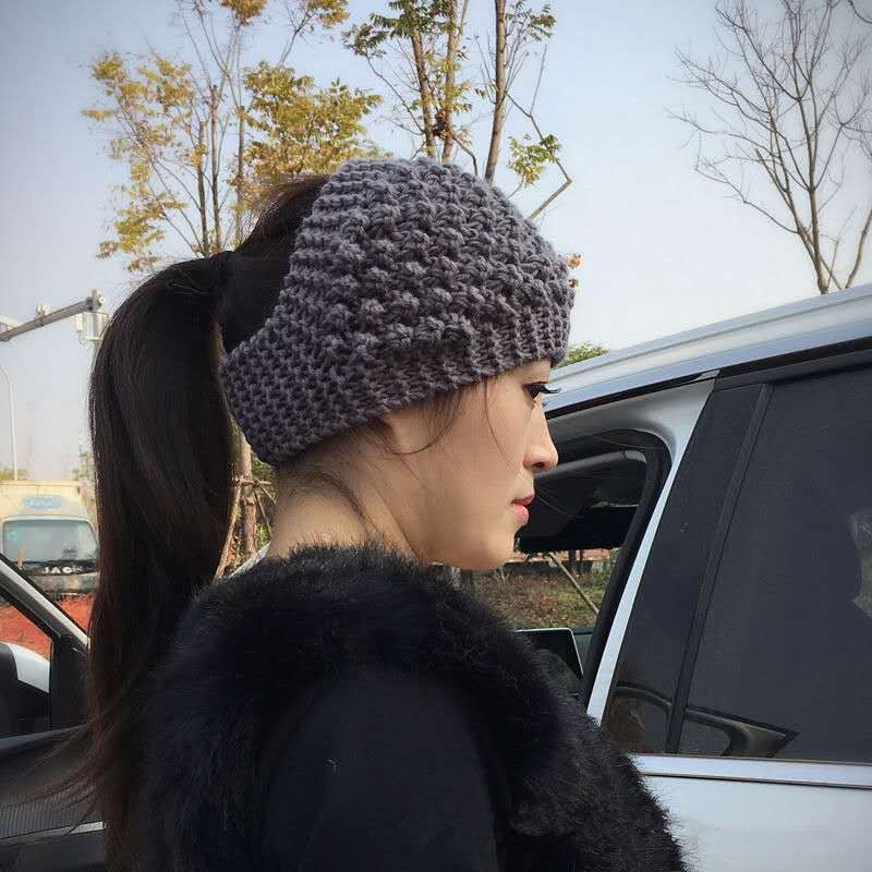 Norvo | Cozy Crown Elastisk Strikket Hodebånd