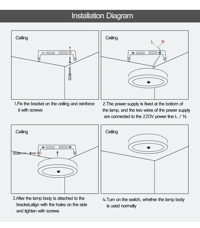 Norvo | Bevegelsessensor LED Taklamper – Smart Belysning for Hjemmet