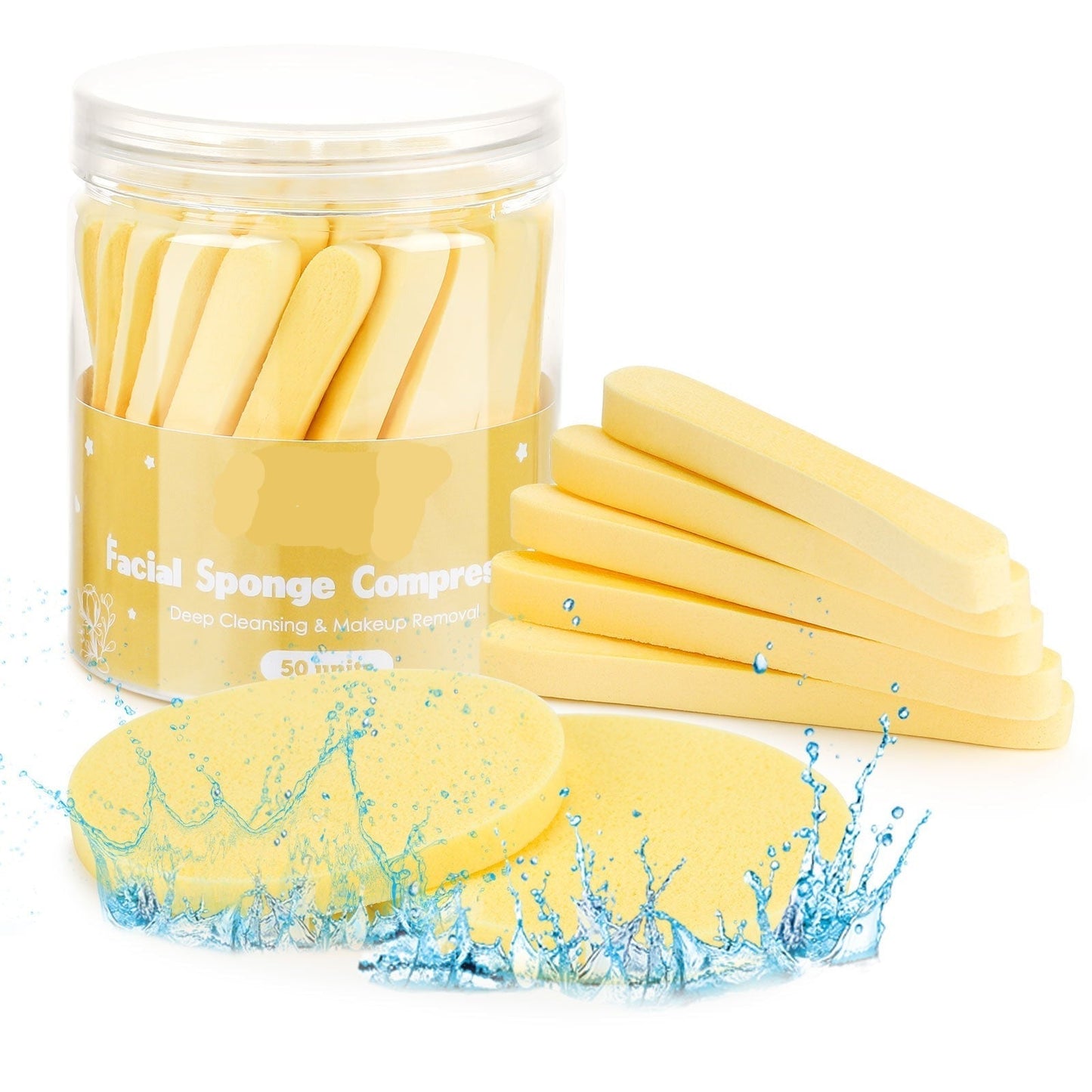 Norvo | 50Pcs Vannaktivert Ansiktsrens Sminkefjerner