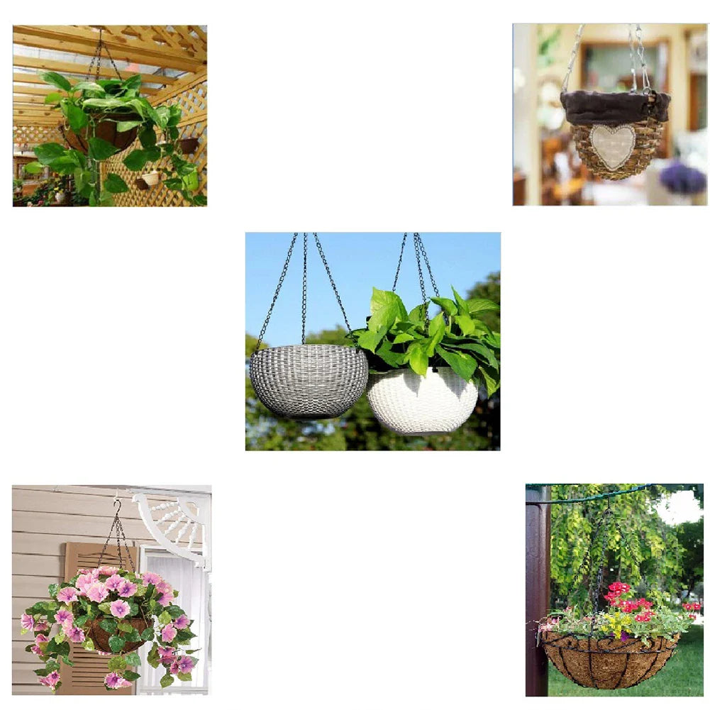 Norvo | Stabile planteoppheng med kjeder – Robust oppheng for blomsterpotter og hageplanter