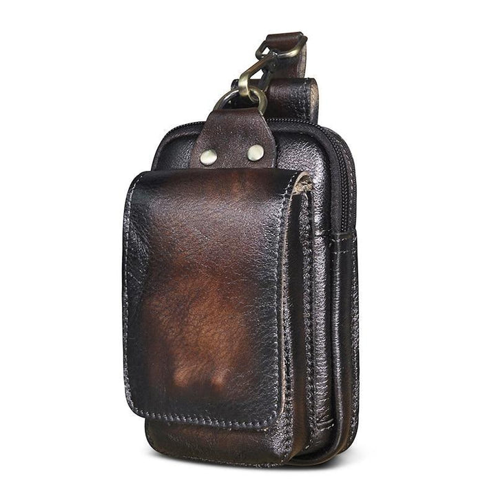 Norvo | Elegant lærbelte-pouch for menn