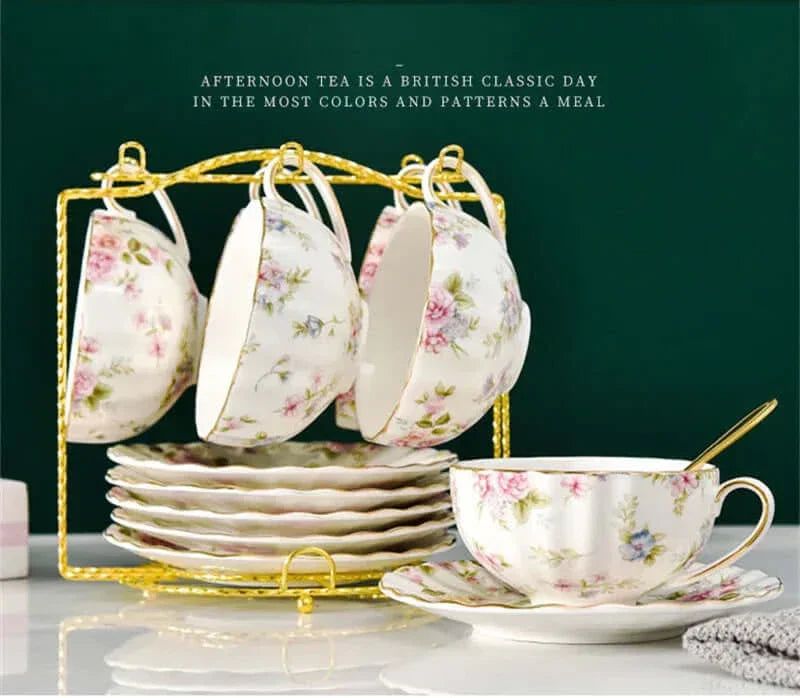 Norvo | Elegant Bone China Porcelain Coffee Cup - Luksuriøs og Unik Design