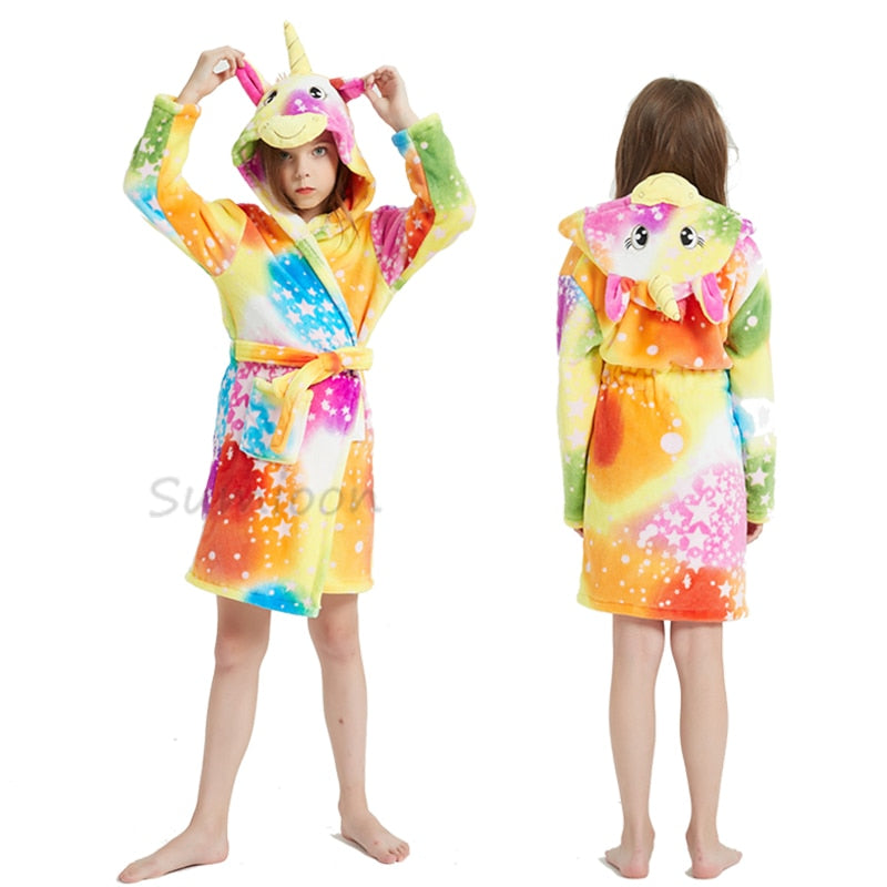 Norvo | Barne Einhorn Badekåpe