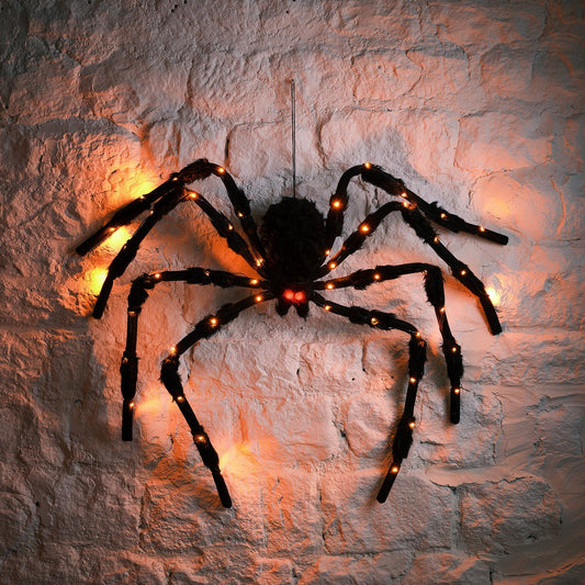 Norvo | 1.5m LED Halloween dekorasjon edderkopp figur
