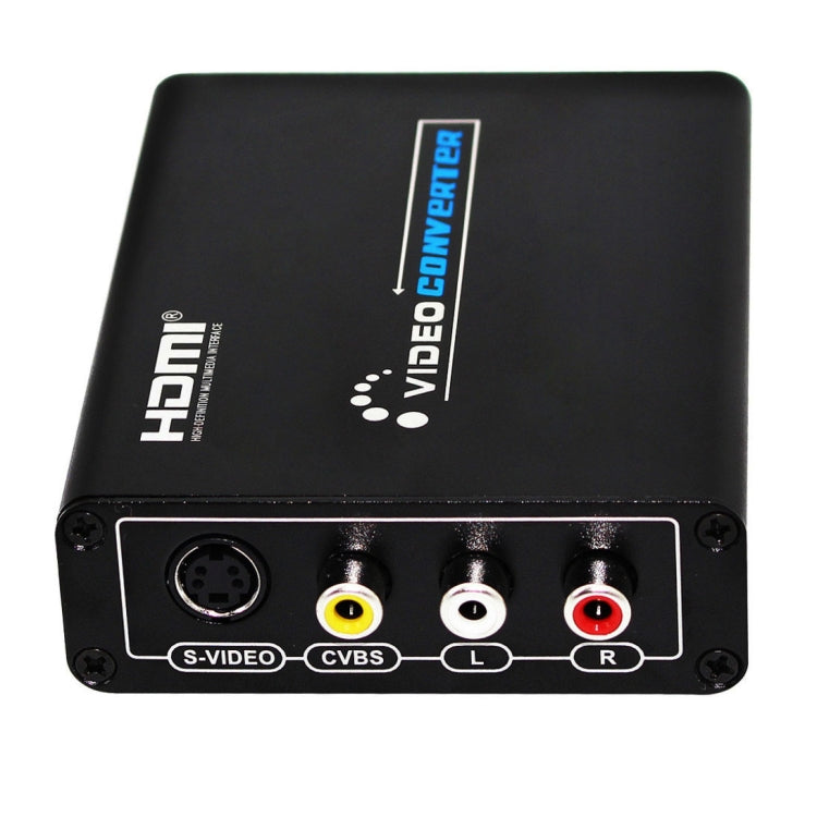 Norvo | HDMI til Composite / AV S-Video Converter RCA CVBS/L/R Video Converter Adapter, EU Plugg
