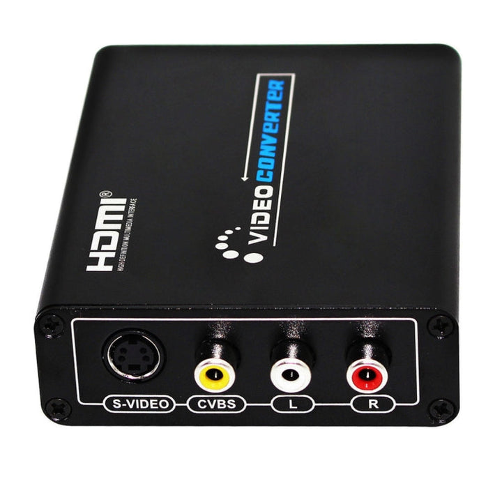 Norvo | HDMI til Composite / AV S-Video Converter RCA CVBS/L/R Video Converter Adapter, EU Plugg