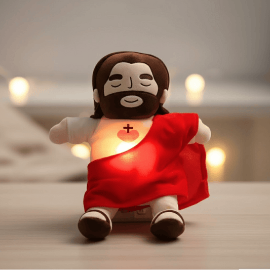 Norvo | Beroligende Jesus Plush Toy for Fredelig Søvn