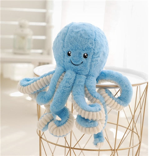 Norvo | Kids Kuschl-Octopus Plush Toy – myk og kelesyk for alle aldersgrupper
