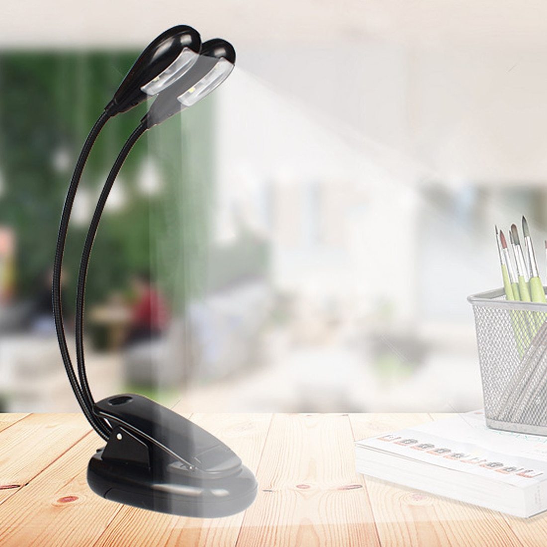 Norvo | Musikkstativlys - Klem på musikkstativlys