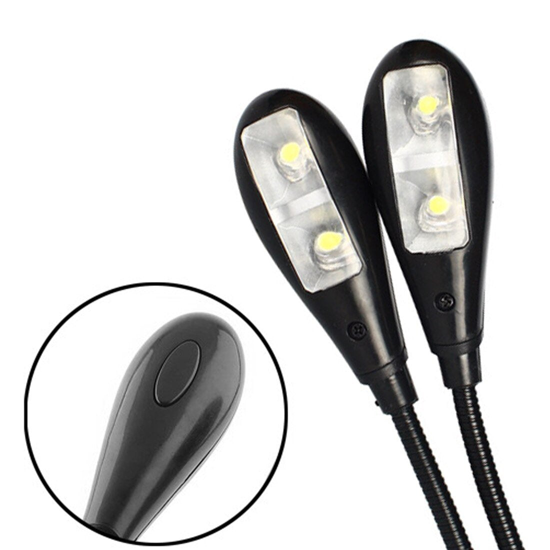 Norvo | Musikkstativlys - Klem på musikkstativlys