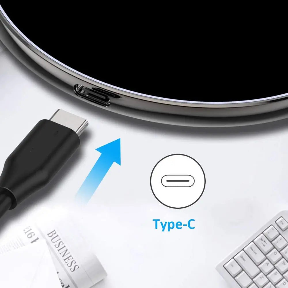 Norvo | 30W Rask Trådløs Ladeplate | Premium USB C Ladekabel MagSafe Lader for Apple iPhone, Samsung & Android - Rask Trådløs Ladeplate