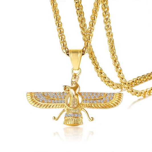 Norvo | Rhinestone Ahura Mazda Zoroastrisk Anheng Smykke