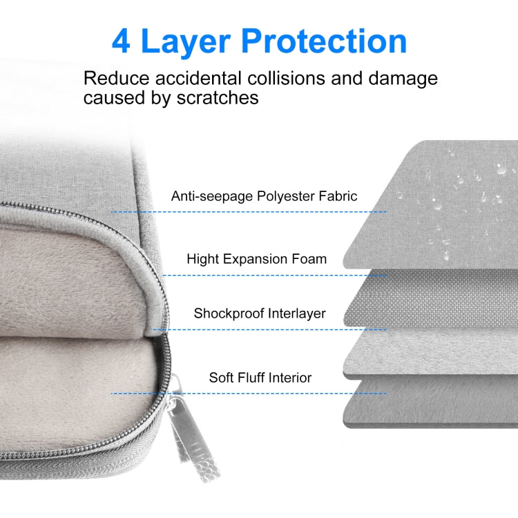 Norvo | HAWEEL 14.0 tommer - 16.0 tommer dokumentsnor hurtigtask for Macbook, Lenovo Thinkpad, ASUS, HP (Grå)