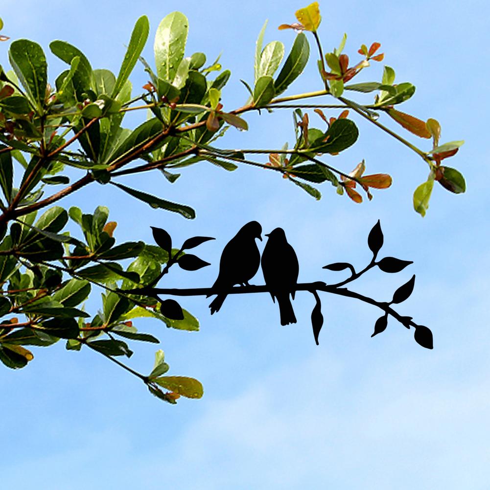 Norvo | Eindhoven Hagedekor | Metallfuglsilhuett - Kunst i Bakgården
