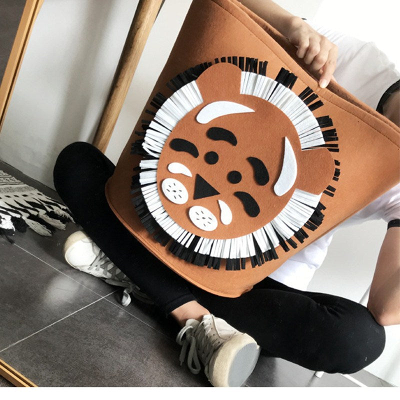 Norvo | Safari Dyr Sammenleggbar Barn Leketøy Vaskekurv