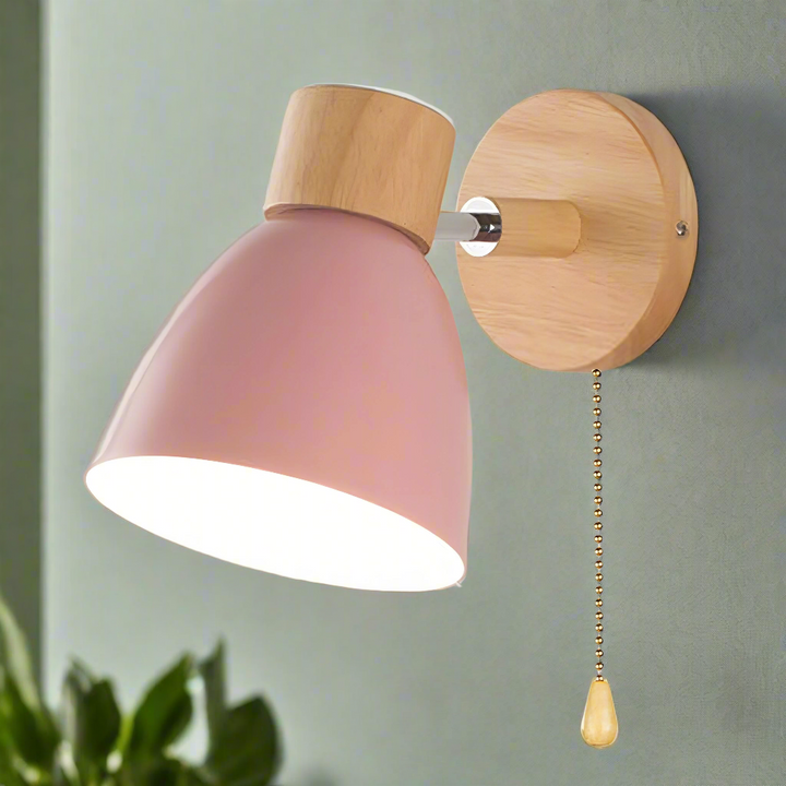 Norvo | Frendorf - Nordisk-modern hengende bryter vegglampe laget av tre