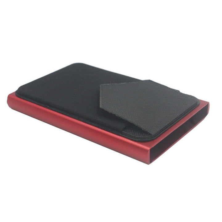 Norvo | Pop-Out Aluminium RFID Blokkerende Lommebok med Hurtigtilgang Skyver