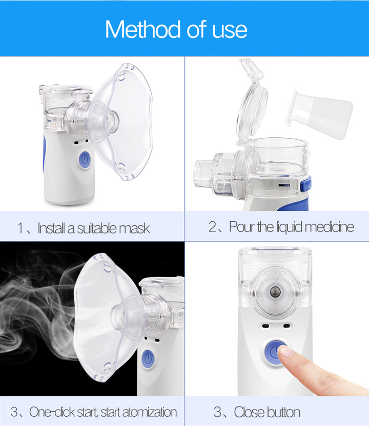 Norvo | BreathSoft Pro – Bærbar mesh-nebulisator med ultralydvibrasjon for barn og voksne